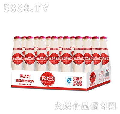 豆動(dòng)力豆奶330mlx24瓶