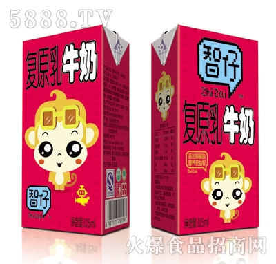 智仔復原乳牛奶利樂磚