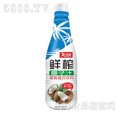 龍力卡生榨椰子汁500ml藍