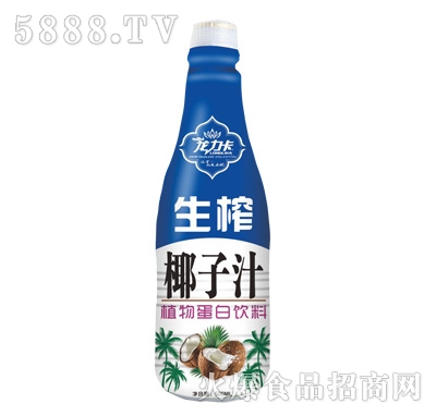 龍力卡生榨椰子汁500ml藍瓶