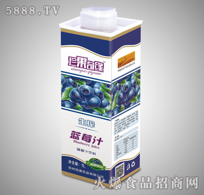 珍果奇緣生榨藍莓汁1L