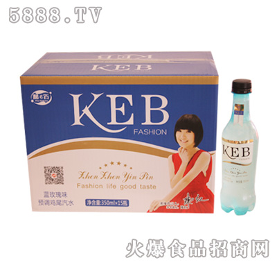 酷e百藍(lán)玫瑰味預(yù)調(diào)雞尾汽水350mlx15瓶