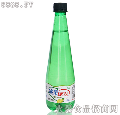 468ml酷e百冰果派對(duì)青檸+西柚混合果味汽水