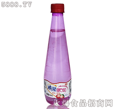 468ml酷e百冰果派對(duì)蜜桃+楊梅混合果味汽水