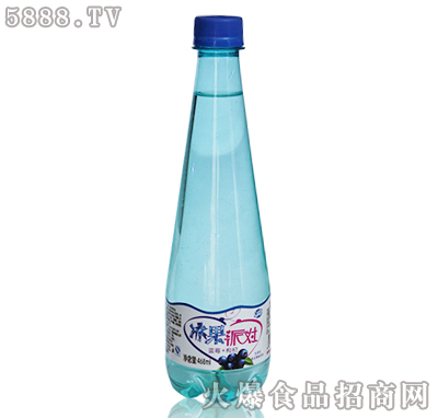 468ml酷e百冰果派對(duì)藍(lán)莓+枸杞混合果味汽水
