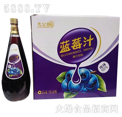 1.5Lx6瓶藍(lán)莓汁果汁飲料