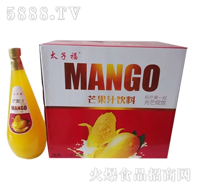 1.5Lx6瓶太子福芒果汁