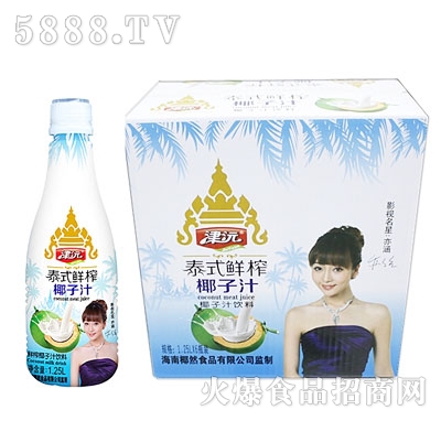 津沅生榨椰子汁1.25Lx6瓶