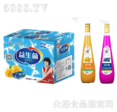 1Lx8瓶酷e百益生菌果味飲品