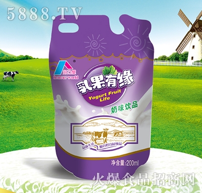 200ml乳果有緣奶味飲品葡萄味