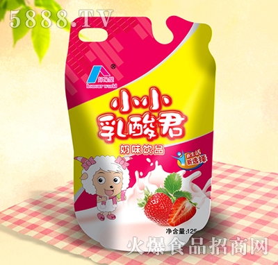 好乃屋小小乳酸君奶味飲料草莓味125ml