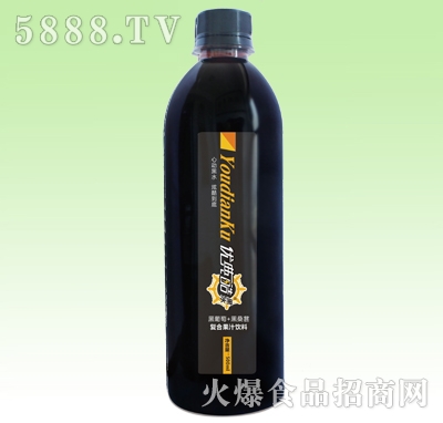 優(yōu)典酷黑水黑葡萄黑桑葚復合果汁500ml