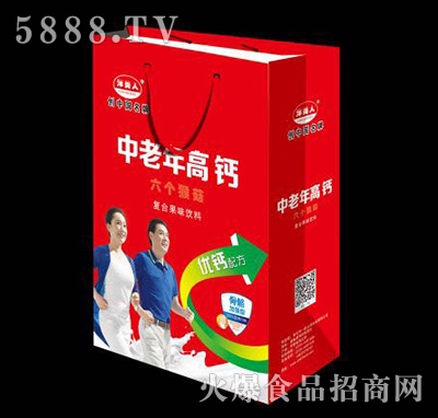 洋美人中老年高鈣猴菇果味飲料禮盒