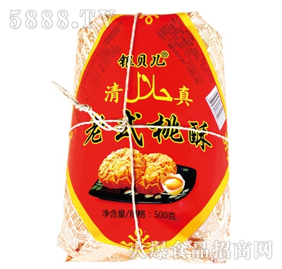 銀貝兒清真老式桃酥500克