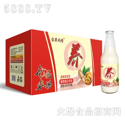 倉西農場核桃花生乳300mlX24瓶