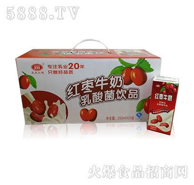 天天三健紅棗牛奶乳酸菌