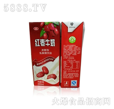 天天三健紅棗牛奶飲品