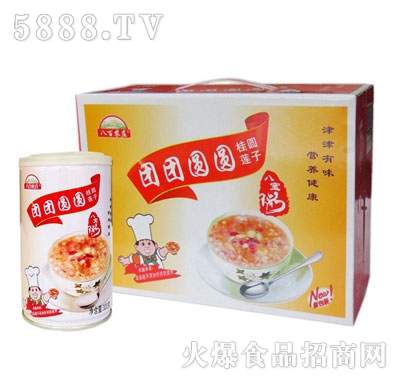 八百農(nóng)莊團(tuán)團(tuán)圓圓八寶粥320gx12