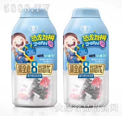 旺仔恐龍智拼植物復(fù)合蛋白飲料200mlx10藍(lán)瓶