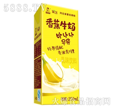 通飛香蕉牛奶乳味飲料