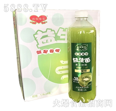 戀愛果實(shí)益生菌獼猴桃汁1.5Lx6