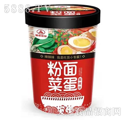 豫道食品粉面菜蛋酸辣味