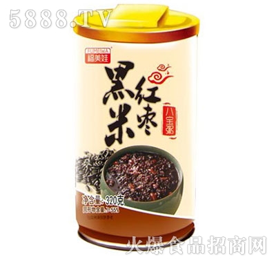 福美娃黑米紅棗粥320g