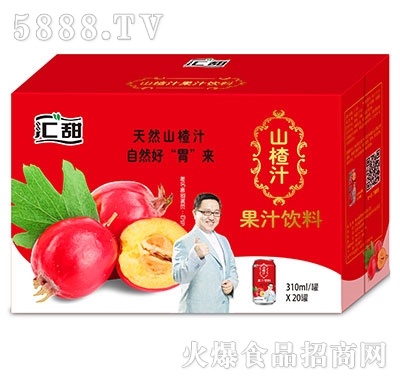 匯甜山楂汁310mlx20