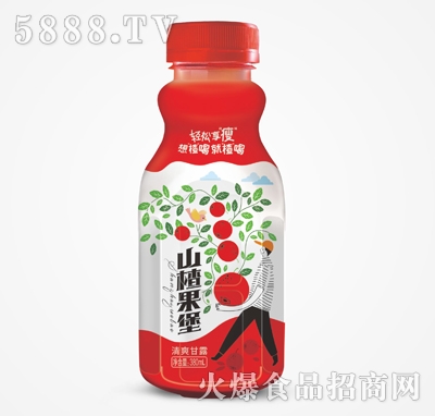 山楂果堡山楂汁380ml