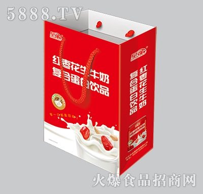 早強(qiáng)紅棗花生牛奶禮盒