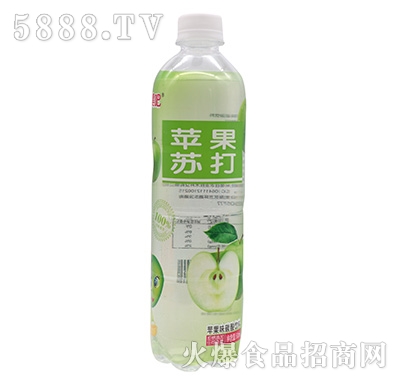 一起嘿吧蘋(píng)果蘇打碳酸飲料500ml