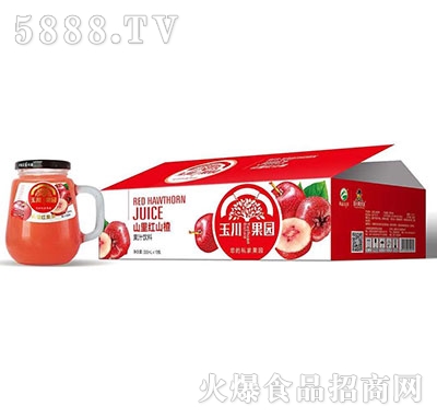330ml×12玉川果園山里紅山楂果汁飲料