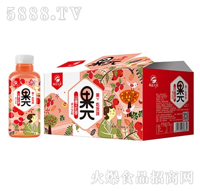 500ml×15果π山楂紅棗果汁飲料