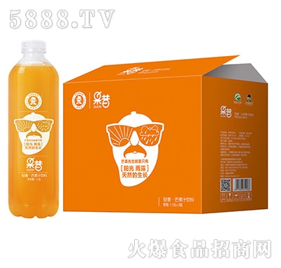 1.18L×6輕奢果昔益生菌果汁芒果汁飲料