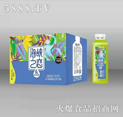 海峽之戀獼猴桃益生菌發(fā)酵復合果汁飲料480mlx6瓶