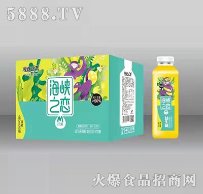 海峽之戀芒果益生菌發(fā)酵復合果汁飲料480mlx6瓶