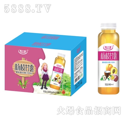 粒汁健楊枝甘露黃桃復合果汁飲料380mlX15