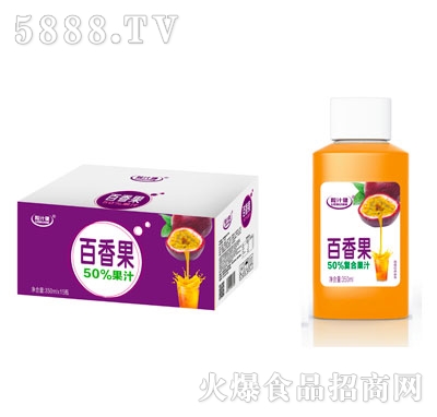 粒汁健百香果50%果汁350mlX15