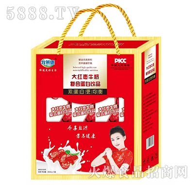 牧萊德大紅棗牛奶禮盒