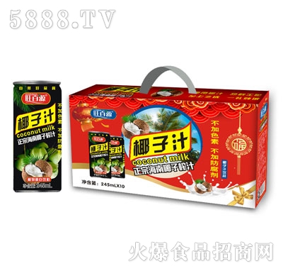 旺百源椰子汁245mlX10