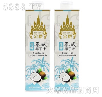 金櫻泰式生榨椰子汁紙盒裝1000ml