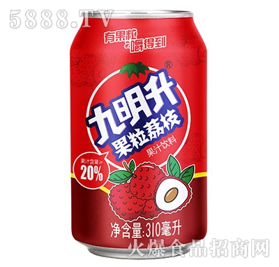 九明升果粒荔枝復(fù)合果汁310ml