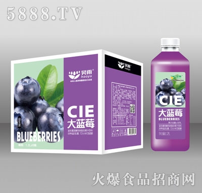 昊雨益生菌發(fā)酵藍(lán)莓果汁飲料1.2LX6