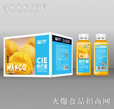 昊雨益生菌發(fā)酵芒果果汁飲料460mlX15