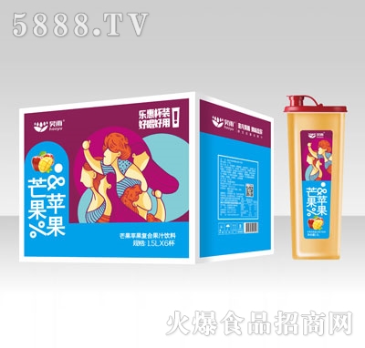 昊雨芒果蘋果復(fù)合果汁飲料