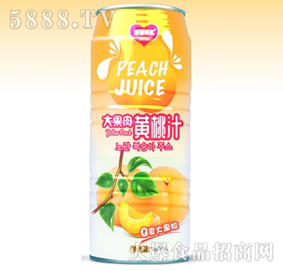 戀愛果實(shí)果肉黃桃汁960ml