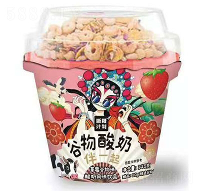 斷糖計劃草莓谷物酸奶風(fēng)味飲品145g