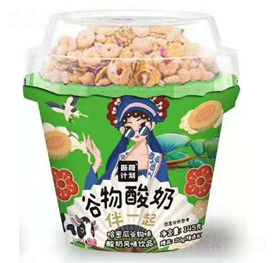 斷糖計劃哈密瓜谷物酸奶風(fēng)味飲品145g