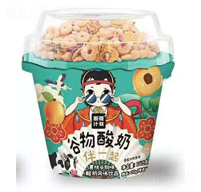 斷糖計劃黃桃谷物酸奶風(fēng)味飲品145g
