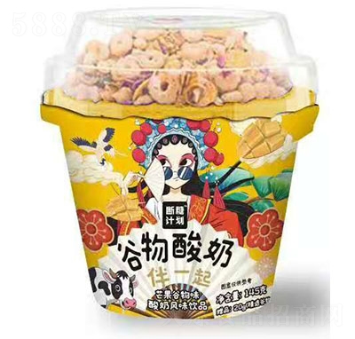 斷糖計劃芒果谷物酸奶風(fēng)味飲品145g